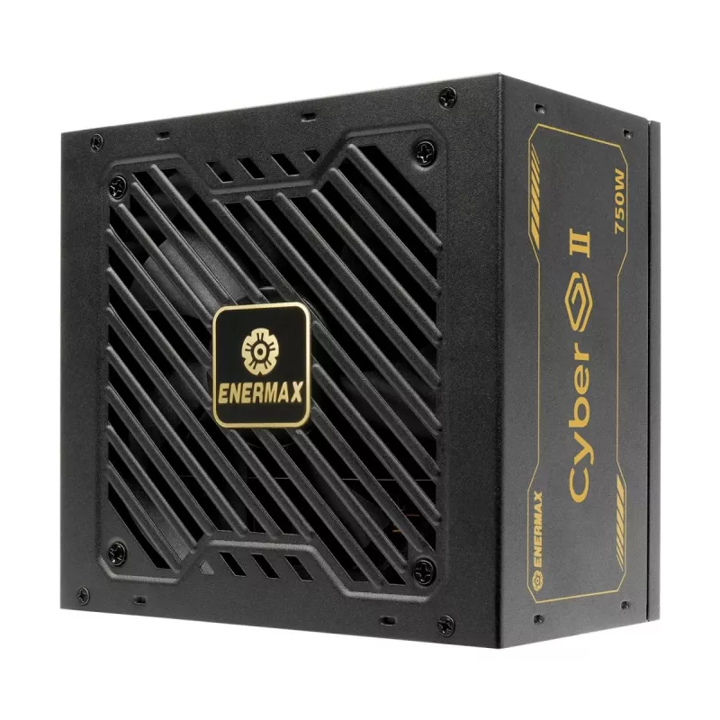 Enermax CyberG II ERV750G-AHG-NAC alimentatore 750 W, 80 Plus Gold, non modulare, ATX, nero