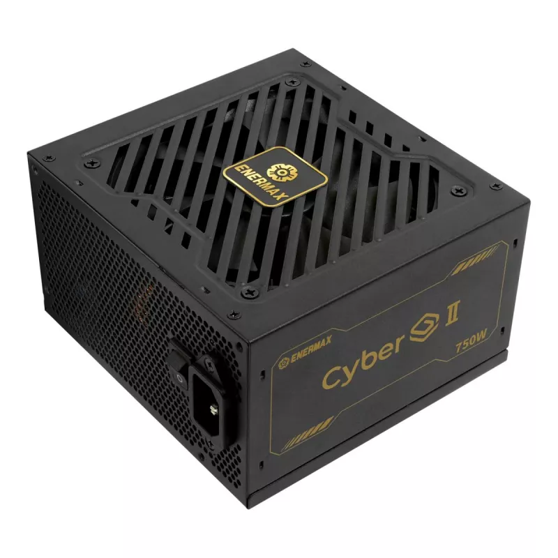 Enermax CyberG II ERV750G-AHG-NAC alimentatore 750 W, 80 Plus Gold, non modulare, ATX, nero