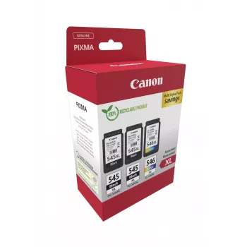 Canon 8286B013 Cartuccia d'inchiostro 3 pz. Originale Alta (XL) Resa Nero, Ciano, Magenta, Giallo