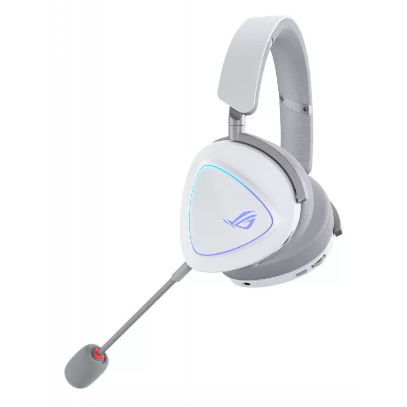 ASUS ROG Delta II Headset Cablato e Wireless Archetto Gaming USB Type-C Bluetooth Bianco