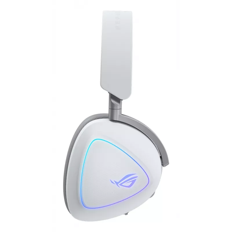 ASUS ROG Delta II Headset Cablato e Wireless Archetto Gaming USB Type-C Bluetooth Bianco