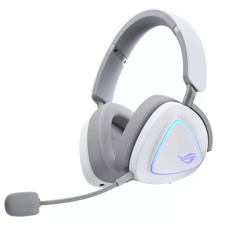ASUS ROG Delta II Headset Cablato e Wireless Archetto Gaming USB Type-C Bluetooth Bianco