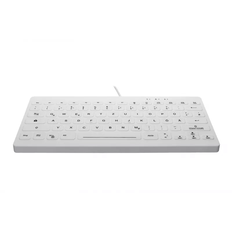 Contour Design Active Key Contour QuickClean Tastiera medica IP68 Mini Cablata Bianca DE C4112