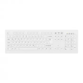 Contour Design Active Key Contour ClassicClean Tastiera medica Copertura rimovibile Full-Size Wireless Bianca DE C8100