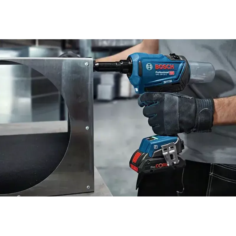 Bosch GRG 18V-16 C Professional Rivettatrice cieca a batteria, 18V