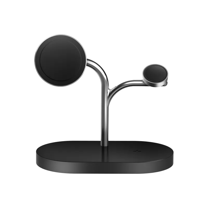 Samsung GP-PWU024WIABW caricabatterie mobile cuffie, smartphone, smartwatch nero, argento USB ricarica wireless indoor