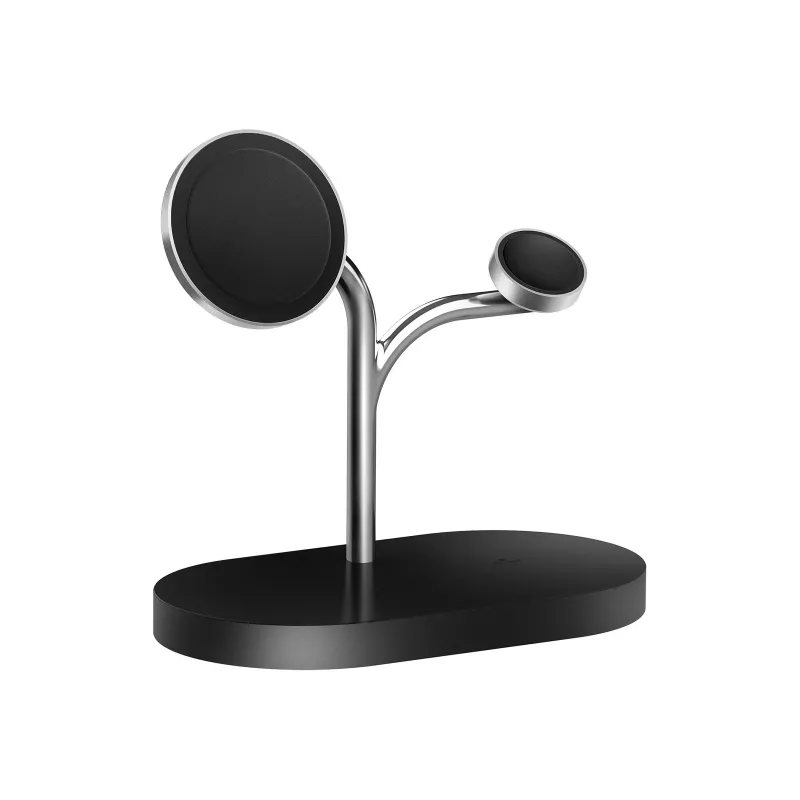 Samsung GP-PWU024WIABW caricabatterie mobile cuffie, smartphone, smartwatch nero, argento USB ricarica wireless indoor