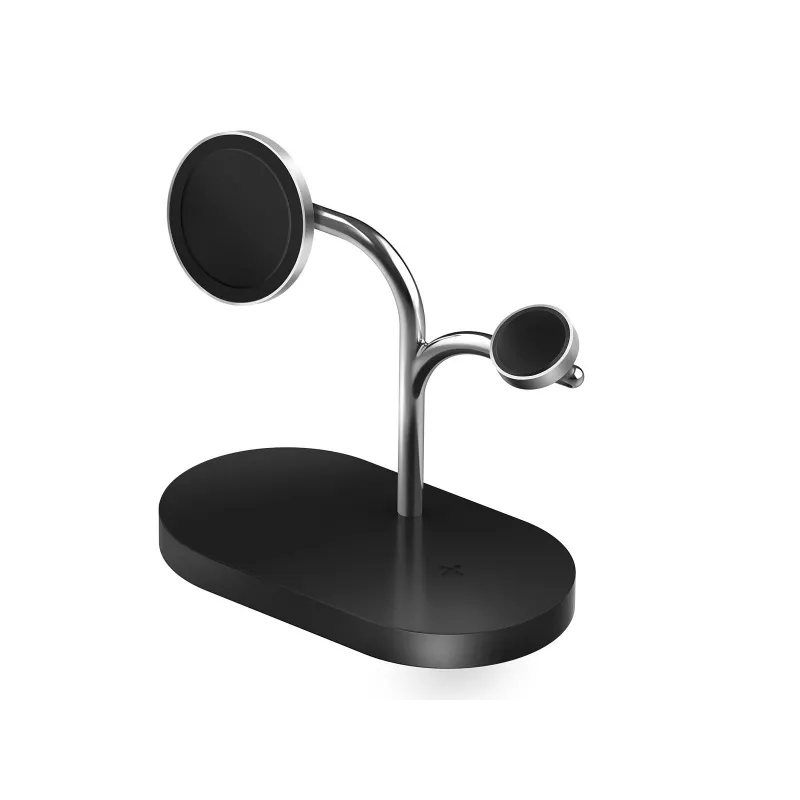 Samsung GP-PWU024WIABW caricabatterie mobile cuffie, smartphone, smartwatch nero, argento USB ricarica wireless indoor