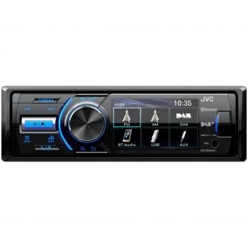 JVC KD-X561DBT autoradio nero, blu 180 W Bluetooth