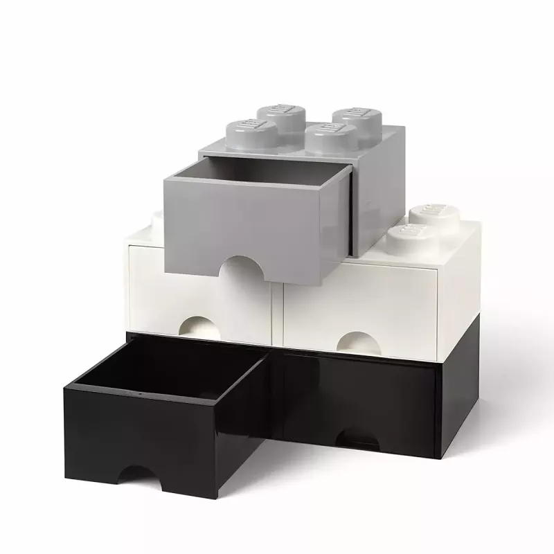 Cassetto LEGO Brick 8, room copenhagen RC40061735, bianco