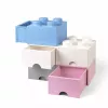 Cassetto LEGO Brick 8, room copenhagen RC40061735, bianco