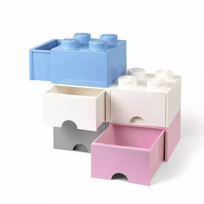 Cassetto LEGO Brick 8, room copenhagen RC40061735, bianco