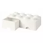 Cassetto LEGO Brick 8, room copenhagen RC40061735, bianco