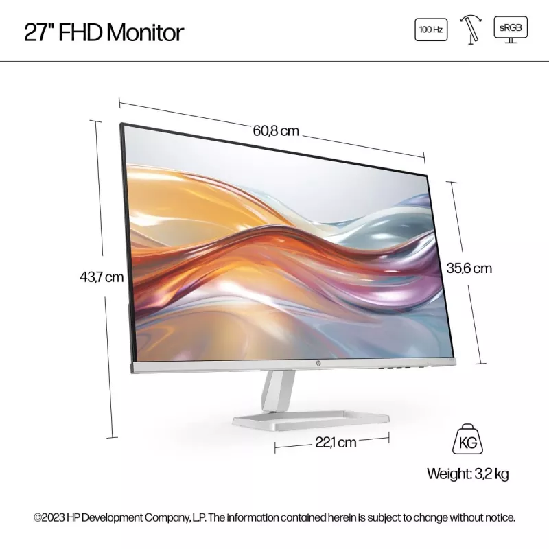 Monitor HP INC 94F44E9 24 pollici LCD Display LED 1920x1080
