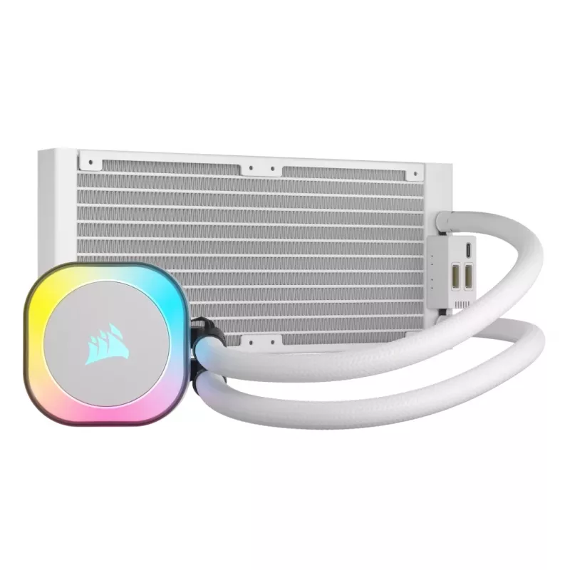 Dissipatore CPU CORSAIR – iCUE Link H100i RGB raffreddamento liquido AiO – bianco