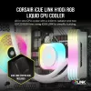 Dissipatore CPU CORSAIR – iCUE Link H100i RGB raffreddamento liquido AiO – bianco