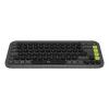 Tastiera wireless LOGITECH - Pop Icon Keys - Grafite e verde Qwertz tedesco