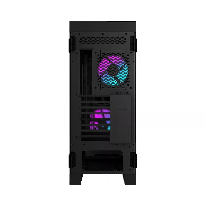 Case per computer gaming MSI MPG SEKIRA 500X Full Tower 'nero, 3x ventole ARGB 200mm + 1x 200mm + 1x120mm ARGB, Mystic Light Sync, hub ARGB a 8 canali, USB Type-C, pannelli in vetro temperato, E-ATX, ATX, mATX, mini-ITX'