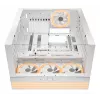 Case PC be quiet! Light Base 900 FX, Full Tower, E-ATX / XL-ATX, vetro temperato, 4 ventole da 140 mm, dissipatore CPU da 190 mm, bianco