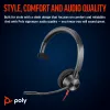 HP Poly Blackwire 3310 headset monaurale con USB-C + adattatore USB-C/A