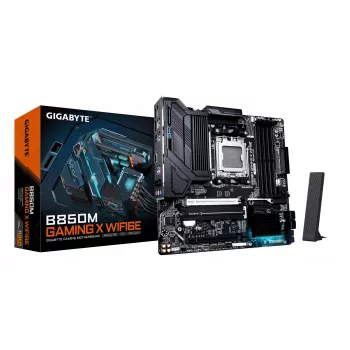 Scheda madre GIGABYTE B850M GAMING X WIFI6E - CPU AMD Ryzen 9000 Series, VRM digitale 10+2+2 fasi, fino a 8200MHz DDR5 (OC), 1xPCIe 5.0 + 1xPCIe 4.0 M.2, 2.5LAN, WIFI 6E, USB 3.2 Gen 2