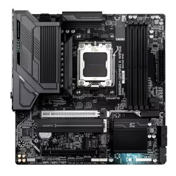 Scheda madre GIGABYTE B850M GAMING X WIFI6E - CPU AMD Ryzen 9000 Series, VRM digitale 10+2+2 fasi, fino a 8200MHz DDR5 (OC), 1xPCIe 5.0 + 1xPCIe 4.0 M.2, 2.5LAN, WIFI 6E, USB 3.2 Gen 2