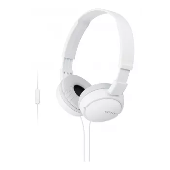 Sony MDR-ZX110AP headset con filo fascia per la testa chiamate/musica bianco