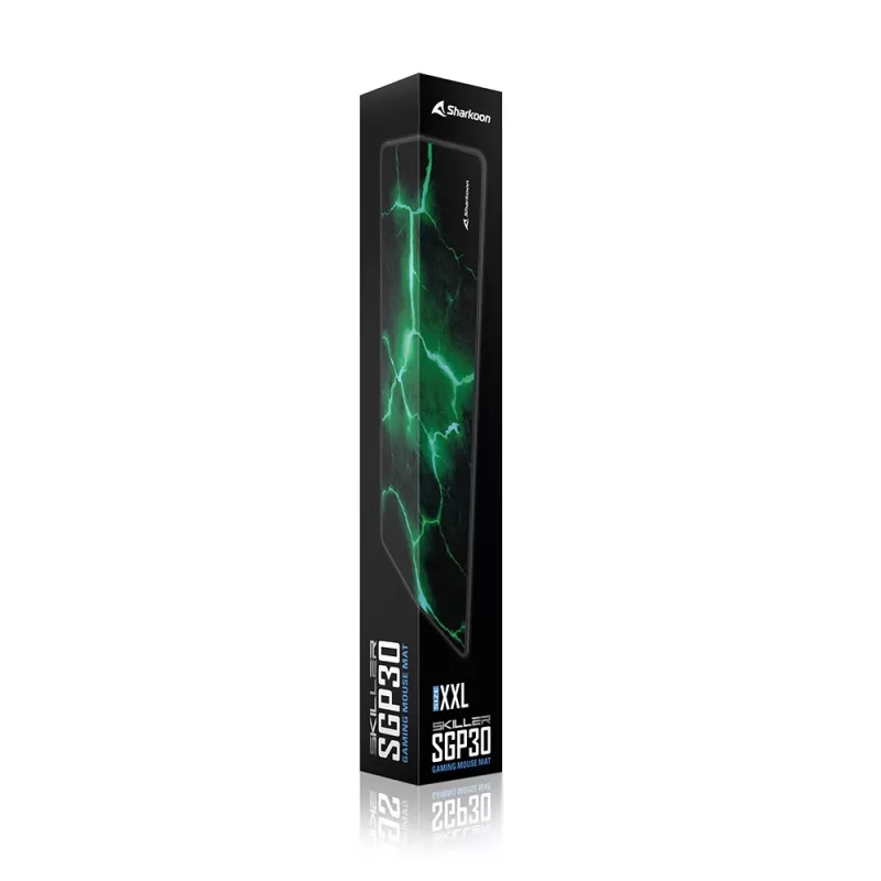 Tappetino per mouse gaming SHARKOON Sgp30 - nero/verde