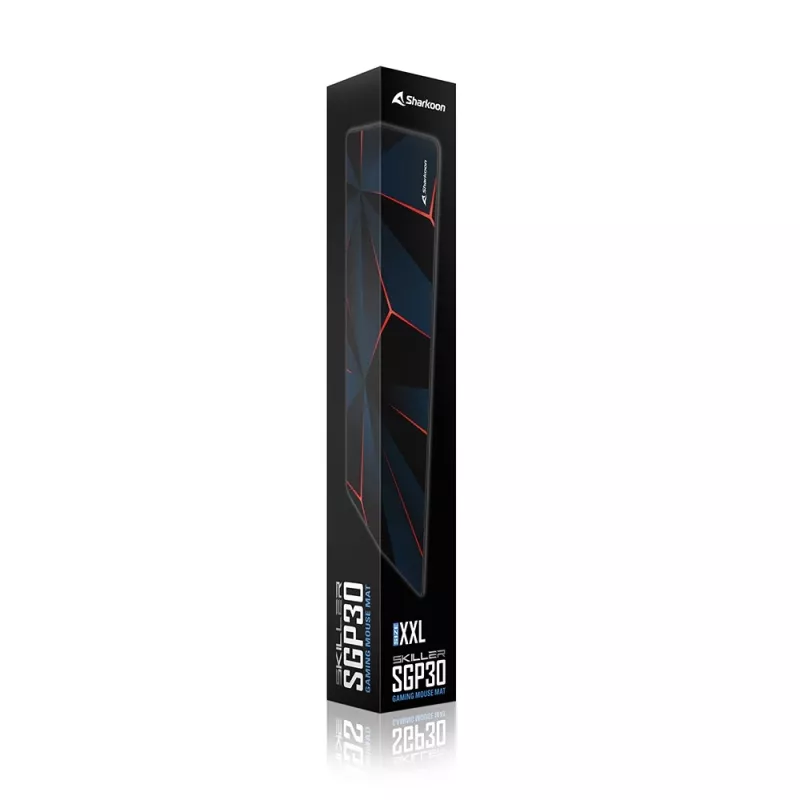 Tappetino per mouse gaming SHARKOON - Sgp30 - nero/blu/arancione