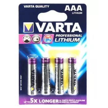Batteria usa e getta VARTA Ultra Lithium AAA 1,5 V 4 pezzi