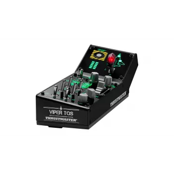 Joystick Thrustmaster VIPER Panel nero USB con leva di controllo motori PC