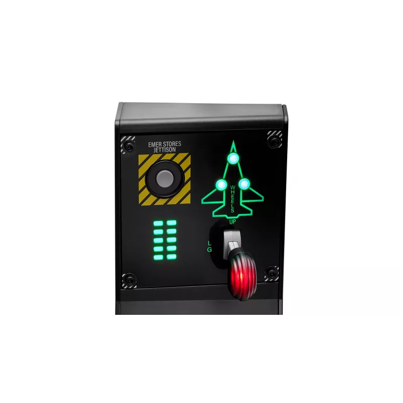 Joystick Thrustmaster VIPER Panel nero USB con leva di controllo motori PC