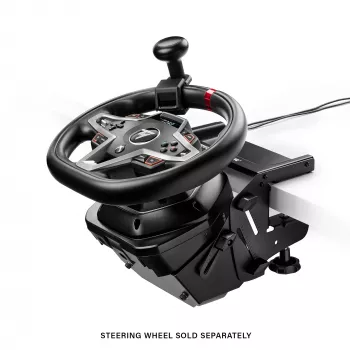 Thrustmaster SimTask Steering Kit, supporto volante da corsa e pomello sterzo rotante per simulazioni di veicoli pesanti, compatibile con volanti T128 e T248