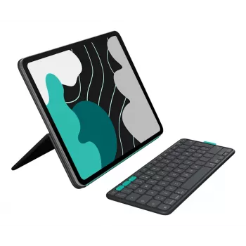 LOGITECH Flip Folio graphite – iPad Pro 13 pollici (M4) iPad Air 13 pollici (M2 & M3) – Qwertz tedesco