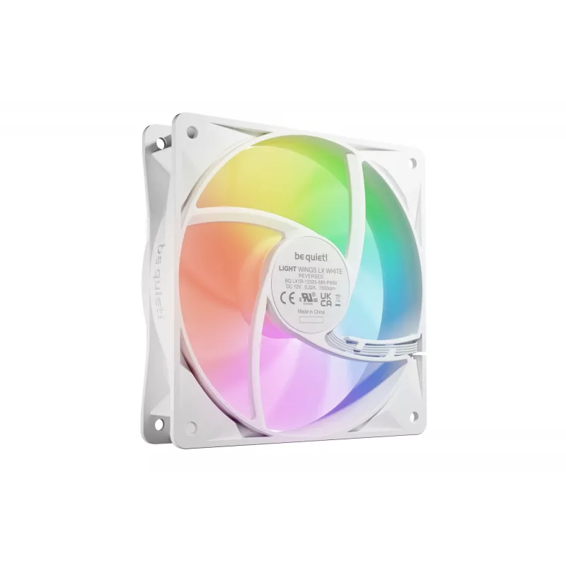 Ventola per case be quiet! Light Wings LX 120 mm PWM Reverse White 12 cm 1 pz.