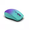 INCA mouse wireless Iwm-511rm – RF wireless + Bluetooth + USB Type-C – 1600 dpi – 6 tasti – verde viola
