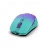 INCA mouse wireless Iwm-511rm – RF wireless + Bluetooth + USB Type-C – 1600 dpi – 6 tasti – verde viola