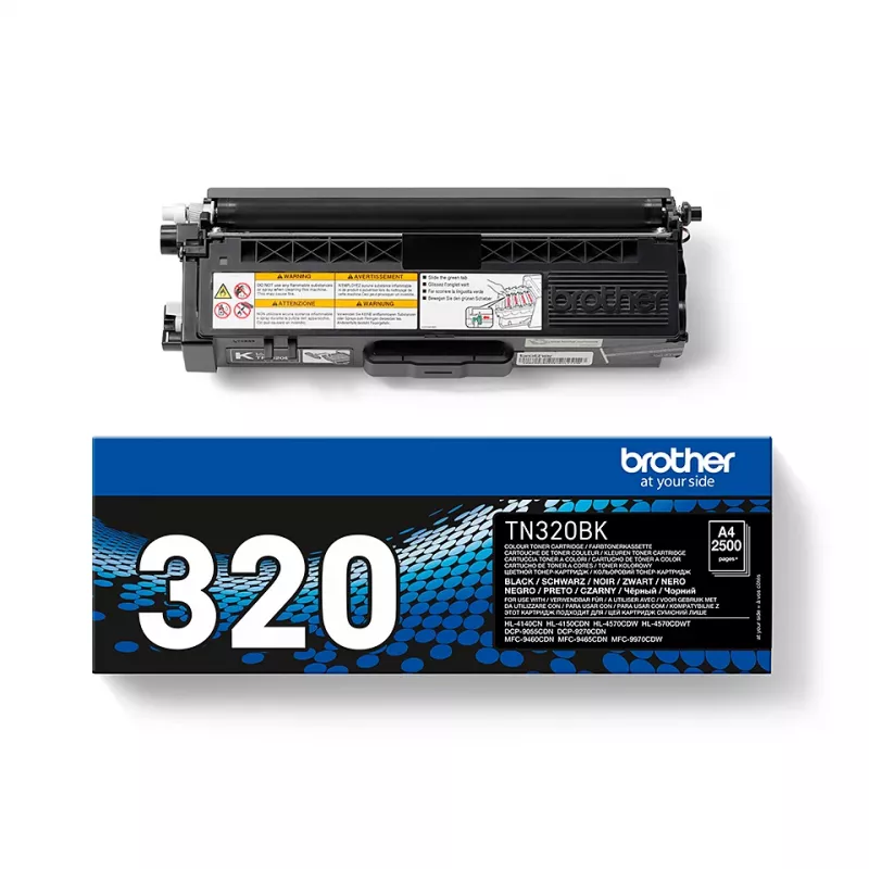 Cartuccia toner Brother TN-320BK 1 pezzo originale nero