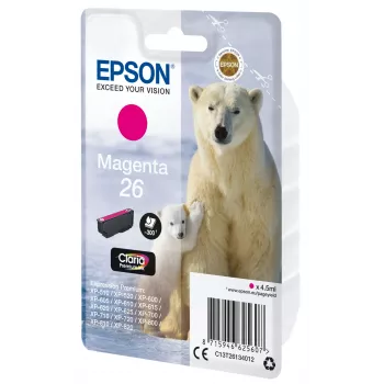 Epson Polar bear confezione singola magenta 26 inchiostro Claria Premium