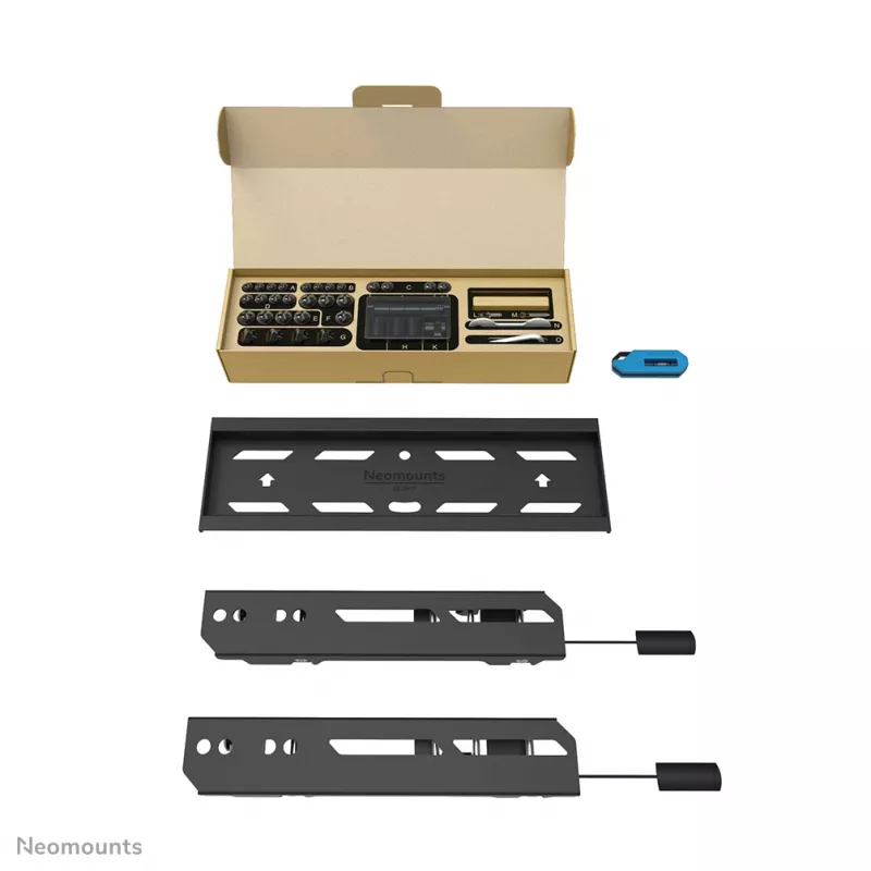 Neomounts WL30S-850BL12 supporto a parete TV 24-65 pollici - fisso - bloccabile - montaggio rapido