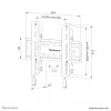 Neomounts WL30S-850BL12 supporto a parete TV 24-65 pollici - fisso - bloccabile - montaggio rapido