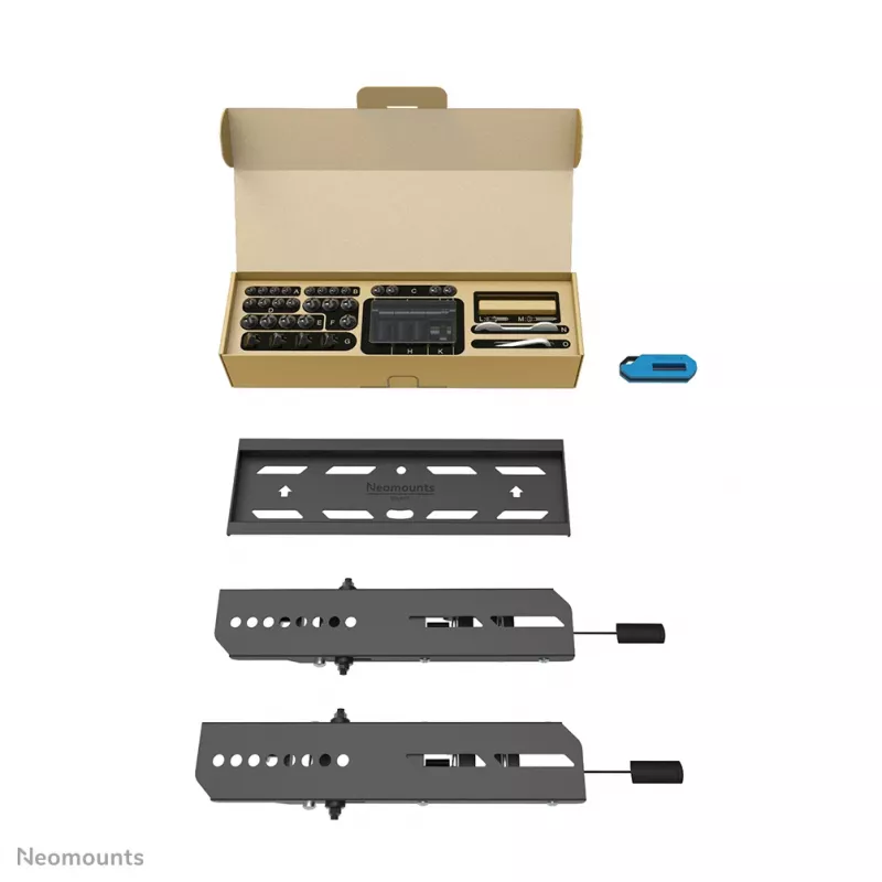 Neomounts WL35S-850BL12 supporto a parete TV 24-65 pollici - inclinabile - bloccabile - montaggio rapido