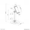 Neomounts DS15-540WH1 supporto tablet 4,7-12,9 pollici - universale