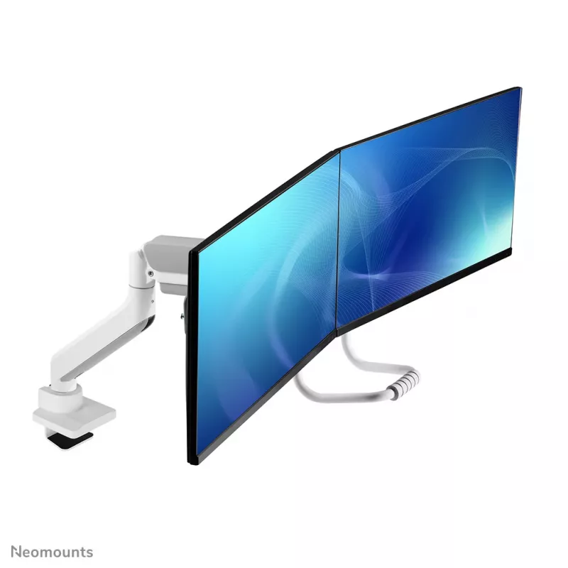 Neomounts DS75-450WH2 braccio monitor 17-32 pollici - a gas - Topfix - stop 180°
