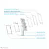 Neomounts DS15-640WH1 supporto tablet da tavolo 9,7-11 pollici - bloccabile