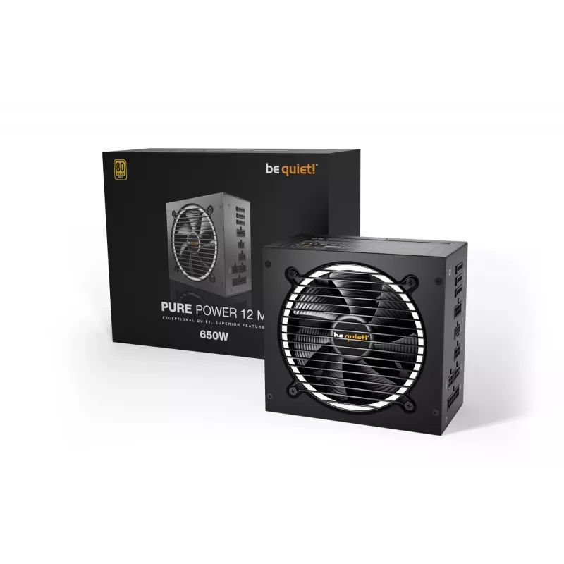 be quiet Pure Power 12 M alimentatore 650 W 20+4 pin ATX ATX nero