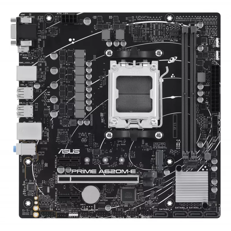 Scheda madre ASUS PRIME A620M-E-CSM AMD A620 socket AM5 micro ATX