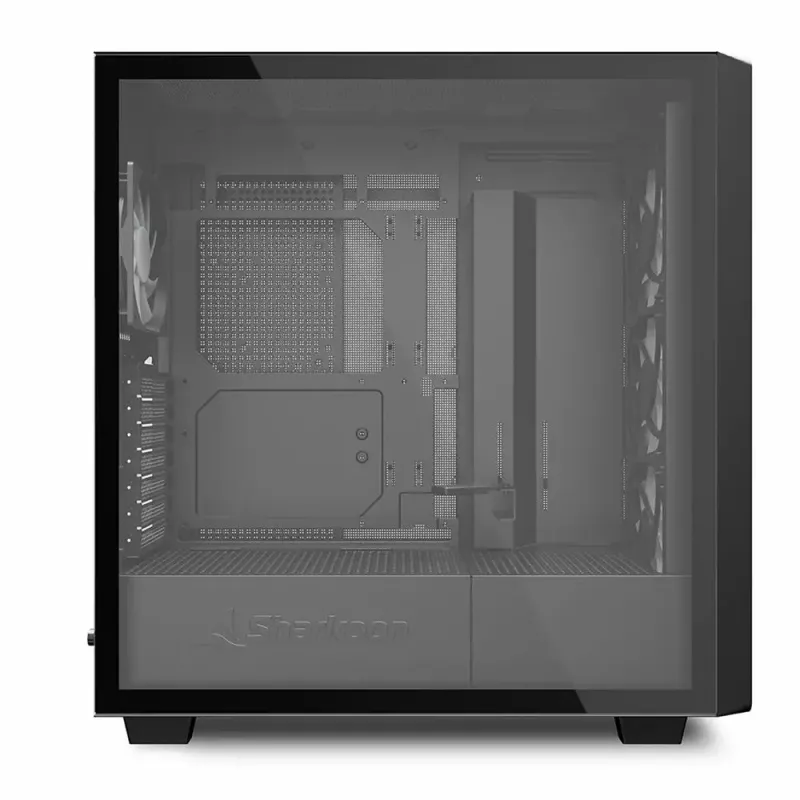 Case PC Sharkoon REBEL C70G RGB Full Tower nero, legno