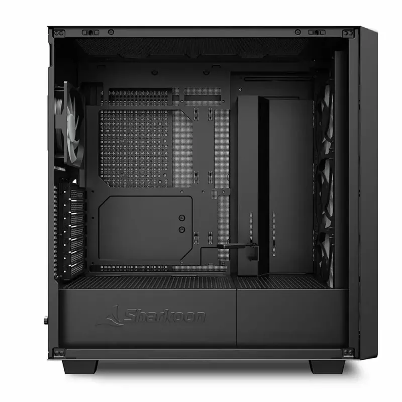 Case PC Sharkoon REBEL C70G RGB Full Tower nero, legno