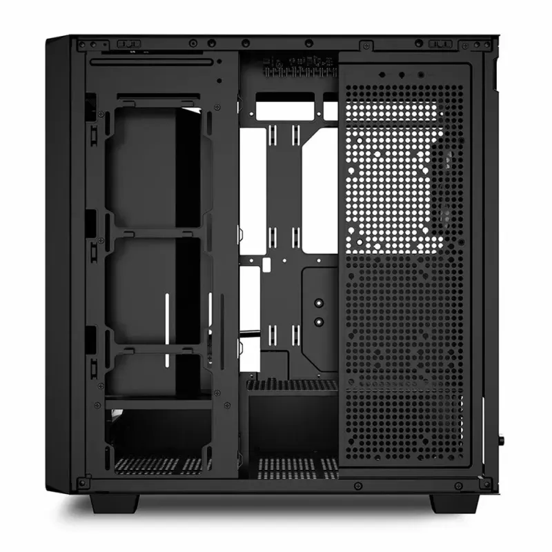 Case PC Sharkoon REBEL C70G RGB Full Tower nero, legno